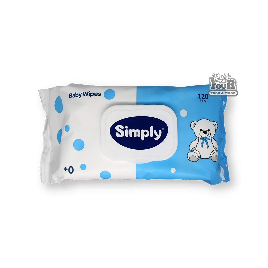 Wet wipes for children "Simply 0+" 120pcs